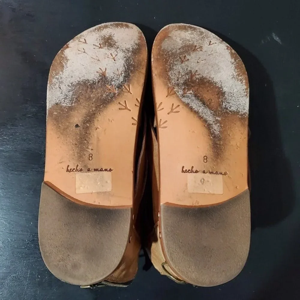 Beek Turaco Leather Sandals Size 8 Woman - Picture 7 of 8